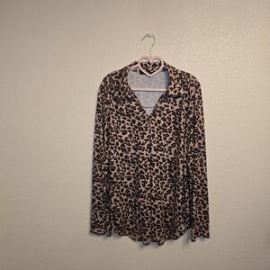 Leopard Print Women's Top